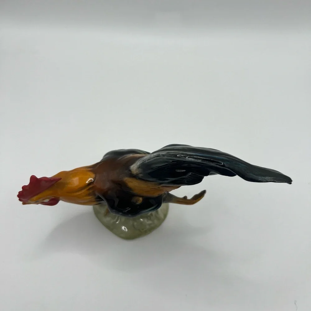 Goebel Hummel CV60 Running Haushahn Rooster Chicken Vintage Collectible Figurine